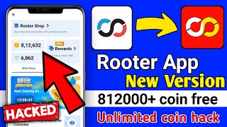 rooter mod apk unlimited coins  Rooter App Se Coin Kaise Kamaye  rooter unlimited coin trick 2023 [upl. by Sanfo274]