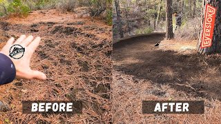 Digging MTB Trails in the Cold [upl. by Eiuqram]