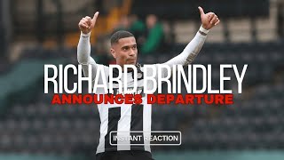 RICHARD BRINDLEY LEAVES NOTTS [upl. by Ordway509]