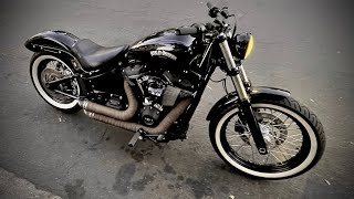 Harley Street Bob Custom Bobber [upl. by Noyar]