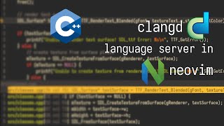 setting up C LSP clangd in neovim  native lsp [upl. by Leakcim]