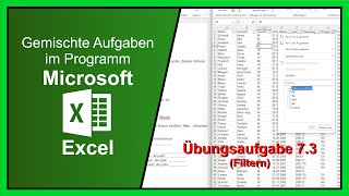 Microsoft Excel praktisch Übungsaufgabe 73 [upl. by Aemat332]