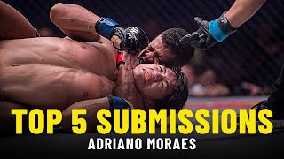 Adriano Moraes’ Top 5 Submissions  ONE Highlights [upl. by Neumann]