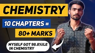 JEE 2025  Chemistry Highly Scoring Chapters🔥 10 Chapters  80 Marks  1st Attempt [upl. by Mossman]