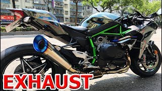 Kawasaki H2RH2 TOP 13 Exhaust Sound Akrapovic Yoshimura Austin Racing SC Project [upl. by Herrle]