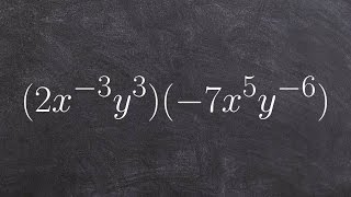 Multiplying two monomials using properties of exponents [upl. by Ax466]