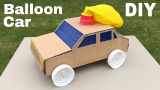 How to Make Amazing Balloon Powered Car  Air Car [upl. by Corella278]