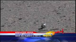 Air Force Helicopter Crashes South Of Kirtland AFB [upl. by Spencer772]