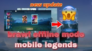 how to unlock brawl mobile legends offline modepaano ma unlock ang bralw sa MLBB OFFLINE MODE [upl. by Elehcir626]