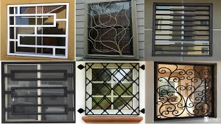 100 Modern windows grill design ideas  Window iron grill 2024 [upl. by Eniarda350]