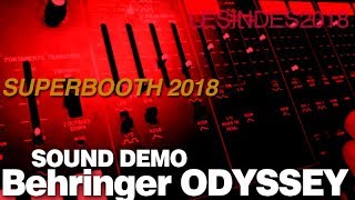 BEHRINGER ODYSSEY  SOUND DEMO  no TALKING [upl. by Tibbetts]