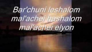 SHALOM ALEICHEM with Lyrics Sung by Susana Allen [upl. by Notsur937]