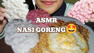 ASMR NASI GORENG BUATAN SENDIRI DI RUMAH🔥🏡EATING SOUNDSASMR INDONESIA [upl. by Iroc]