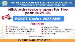 MBA Admissions 202425 at SDUIM [upl. by Enidan940]