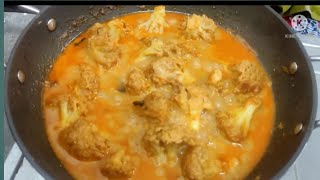 fulkopir korma recipe  cauliflower korma recipe [upl. by Poppy]