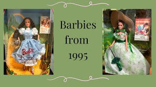 Unboxing my 1995 Collector Barbies [upl. by Kreda]