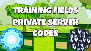 25 Private Server Codes For Training Fields  Shindo Life [upl. by Adlanor761]