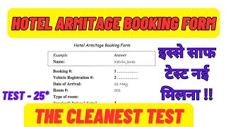 hotel armitage booking form ielts listening test with answers [upl. by Audly]