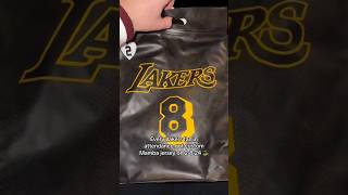 Every fan at LakersNuggets game got this Black Mamba jersey 🙏 [upl. by Narbig888]