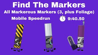 All Markerous Markers 3 plus Foliage Full Speedrun  94050  Find The Markers [upl. by Kcirddor]