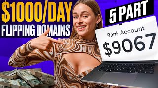 I Make 348 per Hour by Flipping Domains [upl. by Htezzil]