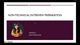 Non Technical Interview Preparation  Behavioural Interview Preparation [upl. by Abbotsen]