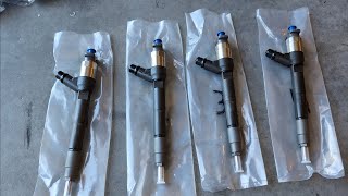 28 Duramax Exergy 60 over injectors install [upl. by Cacka]