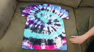 Lets Tie Dye a Spiral Tshirt [upl. by Akehsat]