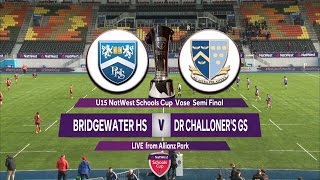 U15 NatWest Schools Cup Vase Semi Final Highlights Bridgewater v Dr Challoners [upl. by Lindy860]