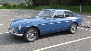 1969 MG MGB GT  Start up exhaust and indepth tour [upl. by Irra]