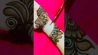 latest arabic fronthand mehndi design  easy mehandi shorts short mehndi mehandi mehndidesigns [upl. by Atlee]