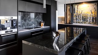 71 Matte Black Kitchens Interior Design Ideas [upl. by Aznerol]