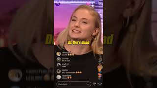 ❤🔥🔥sophie turner slim shadyfeateminemjames corden ☣️☣️💥💥shorts eminem  90shiphop [upl. by Curran759]