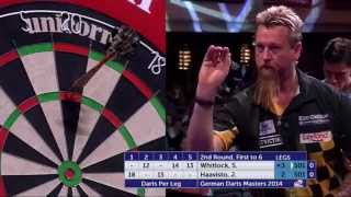 German Darts Masters 2014 Second Round Simon Whitlock v Jani Haavisto [upl. by Randi]