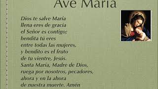 Hail Mary in SpanishAve Maria en Español Ave Maria in Spagnolo [upl. by Adnoloy320]