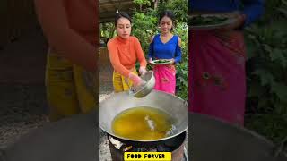 Crispy with fresh bell pepper cook recipereels delicius cookrecipe food FOODFORVER [upl. by Azer]