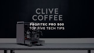 Profitec Pro 500 PID  Tech Tips [upl. by Nortna]