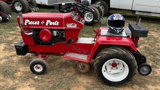 Hoosktown fair 2024 garden tractor pull [upl. by Nalor]