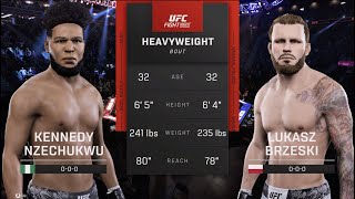 UFC 310 Nzechukwu vs Brzeski UFC 5 Simulation [upl. by Orme]