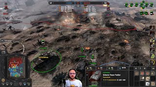 Company of Heroes 3  4v4 Winterlinie  Was eine Verschwendung von Soldaten Material und Minen [upl. by Oicnedurp]