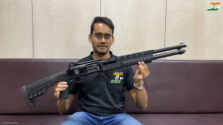 Bhargav Stallion PX200 pump action shotgun हिंदी 🇮🇳 Review 12 Bore शॉटगण [upl. by Charity]