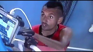 Nick Kyrgios Yells At Referee Australian Open 2016 [upl. by Olav765]