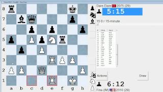 Standard Chess 121 IM Bartholomew vs DareDare Dutch Defense [upl. by Enayr165]