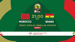 Morocco VS Ghana  TotalEnergies AFCONU23 2023  MD2 [upl. by Yenruoj]