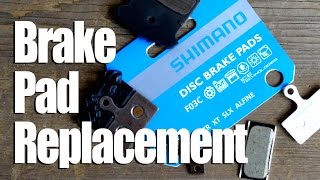 Shimano Disc Brake Pads  When and How to Replace  Hydraulic Brakes Maintenance [upl. by Nema]