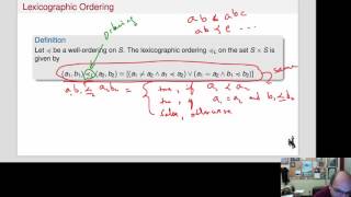 Lexicographic Orderings [upl. by Ahseina943]