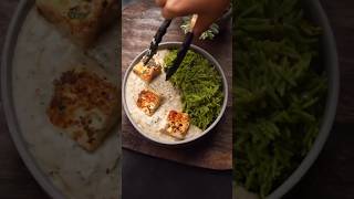 SPINACH RICE WITH CREAMY PANEER RECIPE This tastes AMAZING [upl. by Oslec766]