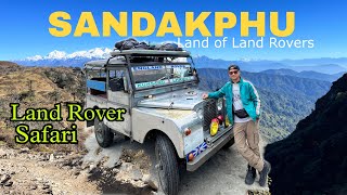 SANDAKPHULand of Land Rovers  Land Rover Safari from Maney Bhanjyang to Sandakphu [upl. by Gough]