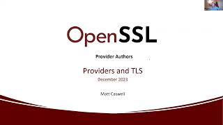 OpenSSL Providers and TLS [upl. by Arotahs]