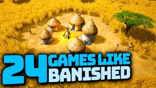 🎪Banished like Games 24 City builders with survival amp management gameplay for PC released amp upcoming [upl. by Noremac40]